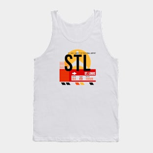 St. Louis (STL) Airport // Sunset Baggage Tag Tank Top